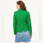 J.Crew  Green Picnic Tweed Comb Schoolboy Blazer Size 4 Photo 2