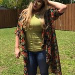 LuLaRoe Shirley Multicolor Kimono Cover Up Size M NWT Photo 2