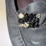 Stuart Weitzman Stuart Weitzman Women's Black Jeweled Suede Loafer Flats 8.5 Narrow Casual Photo 2