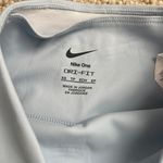 Nike Dri-Fit High Waisted 8” Blue Biker Shorts With Pockets Sz XS NWT Photo 4