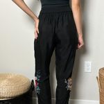 Johnny Was  vicki boho floral embroidered pull on relaxed jogger pants Photo 5