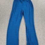 Travelers by Chicos Pants Womens 0 Sm Blue Elastic Waist Pull On Slinky Lounge Photo 2
