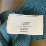 Wild Pony Ribbed Cropped Mock Small Turtleneck Long Sleeve‎ New Blue Photo 7