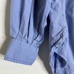 We The Free by Free People Happy Hour Solid Blue Button-Up Shirt Size Small Photo 9