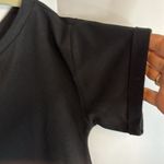 “CULTURE CODE”…BLACK COTTON TEE SHIRT…..SHORT SLEEVE WITH CUFF ROUNDED HEM Black Size L Photo 2