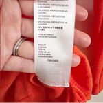 Anthropologie Maeve Asymmetrical Ribbed Knit Sweater Tunic Orange Size XS Photo 7