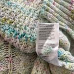 Anthropologie Pilcro Rainbow Women’s Oversized Sweater Cardigan Green Photo 5