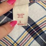 Mossimo Supply Co  Plaid Long Sleep Button Down Size Large Juniors Photo 5