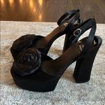 Jeffrey Campbell  black satin heels Photo 0