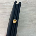 After Five Vintage Black Satin Mirror Evening Bag Photo 2