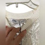 ZARA  Cream Sleeveless Knit Tunic Top Photo 6