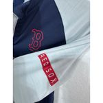 MLB Boston Red Sox Major League Baseball Maryland Raglan Half Zip Shirt Size L Blue Size L Photo 2