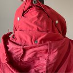 J.Crew | Red Down Filled Bomber Coat Sz M Photo 4