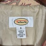 Talbots  Blazer 8 Vtg 90s Silk Cotton Floral Tapestry Art Old‎ Money Quiet Luxury Photo 8