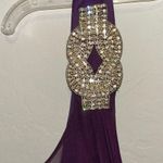 XScape  purple one shoulder cocktail dress women’s size 10 Photo 1