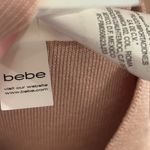 Bebe  Bodycon bandage halter Strappy Midi dress Nude medium SEXY Photo 6