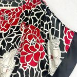 Rampage Vintage Y2K  Satin Top Size Small Floral Kimono Sleeve Cropped Photo 2