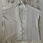 Abercrombie & Fitch Vintage Zip Cardigan Sweater Womens XS Beige Oversized Y2K Photo 2