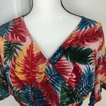 Love j  Floral Crop Top‎ Blouse Small Size Photo 2