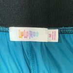 LuLaRoe  Blue Gold Metallic Elegant Collection Midi A-Line LoLa Skirt Size M NWT Photo 4