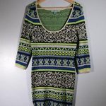 Flying Tomato Women's Aztec Print Sweater Dress Size Medium Photo 0