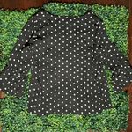 Como vintage Black and White Polka Dot Top and Floral Top both size MEDIUM SOLD TOGETHER! Photo 1