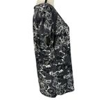 Worthington  X-Large Top Geometric Scoop Neck Puff Cap Sleeves Stretch Pleated Photo 3