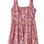 Band Of The Free Floral Mini Corset Dress Size Large Bubble Pink Yellow NEW Photo 0