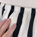 House of Harlow X REVOLVE Bree Black/Cream Striped Off the Shoulder Crop Top-S Photo 2