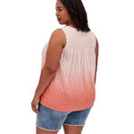 Torrid  Cotton Smocked Henley Tank Photo 2