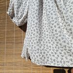 Rails  Kirstie Floral Linen Blend Top Shirt Medium Photo 5