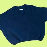 ZARA  navy blue wool blend sweater 🔥 Photo 2