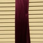 Macy's Maroon Satin Corset Body con Dress Photo 0