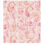 Rococo Sand Candy Blouse Pink Paisley Metallic Long Sleeve Size Medium Photo 3