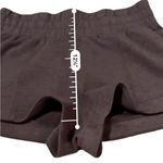 Yogalicious  Brown Stretch Waist‎ Scuba Zuri Comfort Athletic Shorts Sz M Photo 6