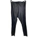 Commando Faux Leather High Waisted Leggings, Black Skinny Stretch Pant Photo 1