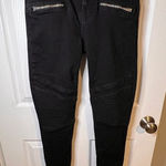 ZARA moto style skinny jeans - size 8 Photo 0