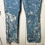 Ganni Womens Cotton High Rise White Acid Light Blue Bootcut Denim BetzyJeans 27 Photo 7