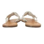 Schutz NWT Marilu Sandal White Leather Rhinestone Studded Slide Women’s Size 9.5 Photo 9