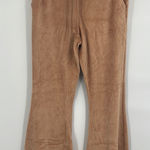 Aerie  Light Brown Casual Flare Pants Large Photo 0