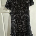 Relipop  Wrap Dress Black White Polka Dot Photo 0