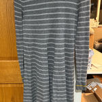 Philosophy  Cashmere blend Heather Gray Striped Knit Top Photo 0