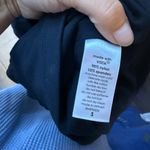 Susana Monaco Black Cropped V-Neck Hoodie Photo 4