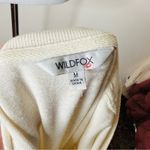 Wildfox Oatmeal Leopard Kiss Lips Sweatshirt Photo 3