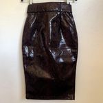 NWT Atoir Self Defined Skirt in Burgundy Python Size 4 Photo 4