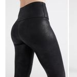 Knix NWOT High Rise Contour Skinny Shiny Faux Leather Thick Waistband Legging Black Size M Photo 2