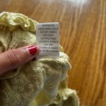 Ruffled yellow lace Crop Top Photo 6