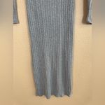 Sophie Rue Jordyn Long Sleeve Rib Midi Sweater Dress in Tranquil Blue size Small Photo 8