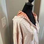 Columbia  Melody Orange White‎ Stripe Full Zip Hoodie Sweatshirt Lightweight XL Photo 2