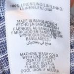 Ellen Tracy 100% Linen Stripe Pants M Photo 8